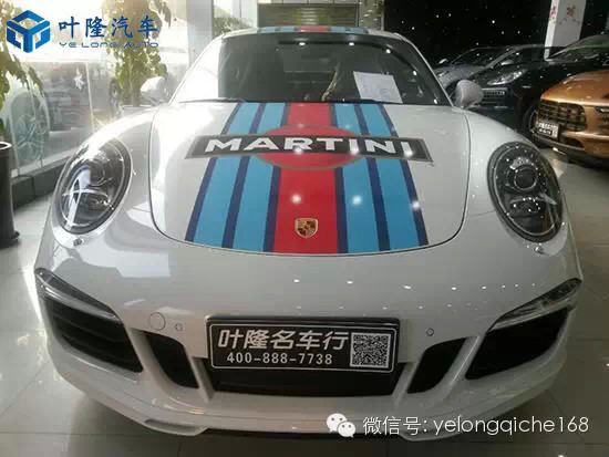 保時(shí)捷911 Carrera S馬蒂尼賽車版到店(diàn)